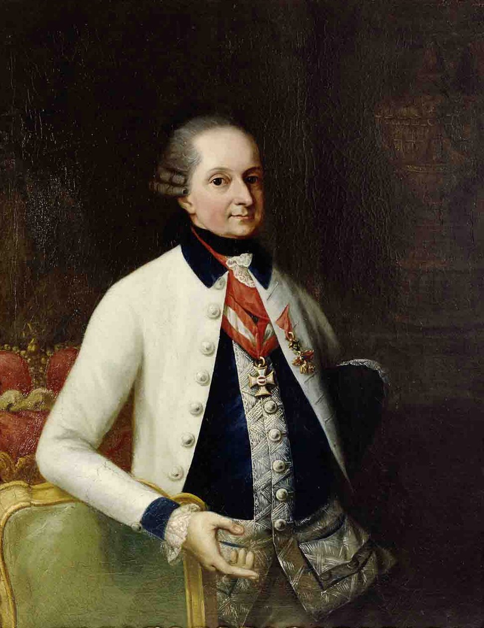 I. Nikolaus, Esterházy herceg 1714-1790 33. sz. magyar gyalogezredének egyenruhájában alkotó: Martin Knoller