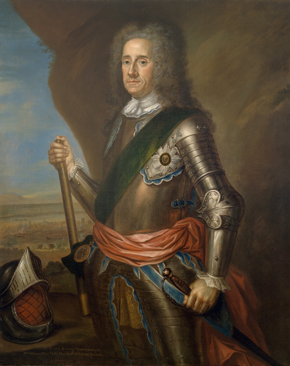 Lord George Hamilton (1666-1737), Orkney grófja, 1736 körül (lásd még 150350) alkotó: Martin Maingaud