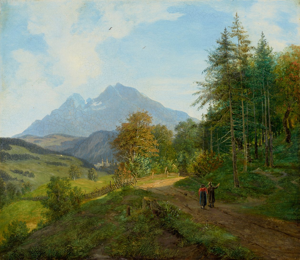 Táj Berchtesgaden közelében alkotó: Martin Martin