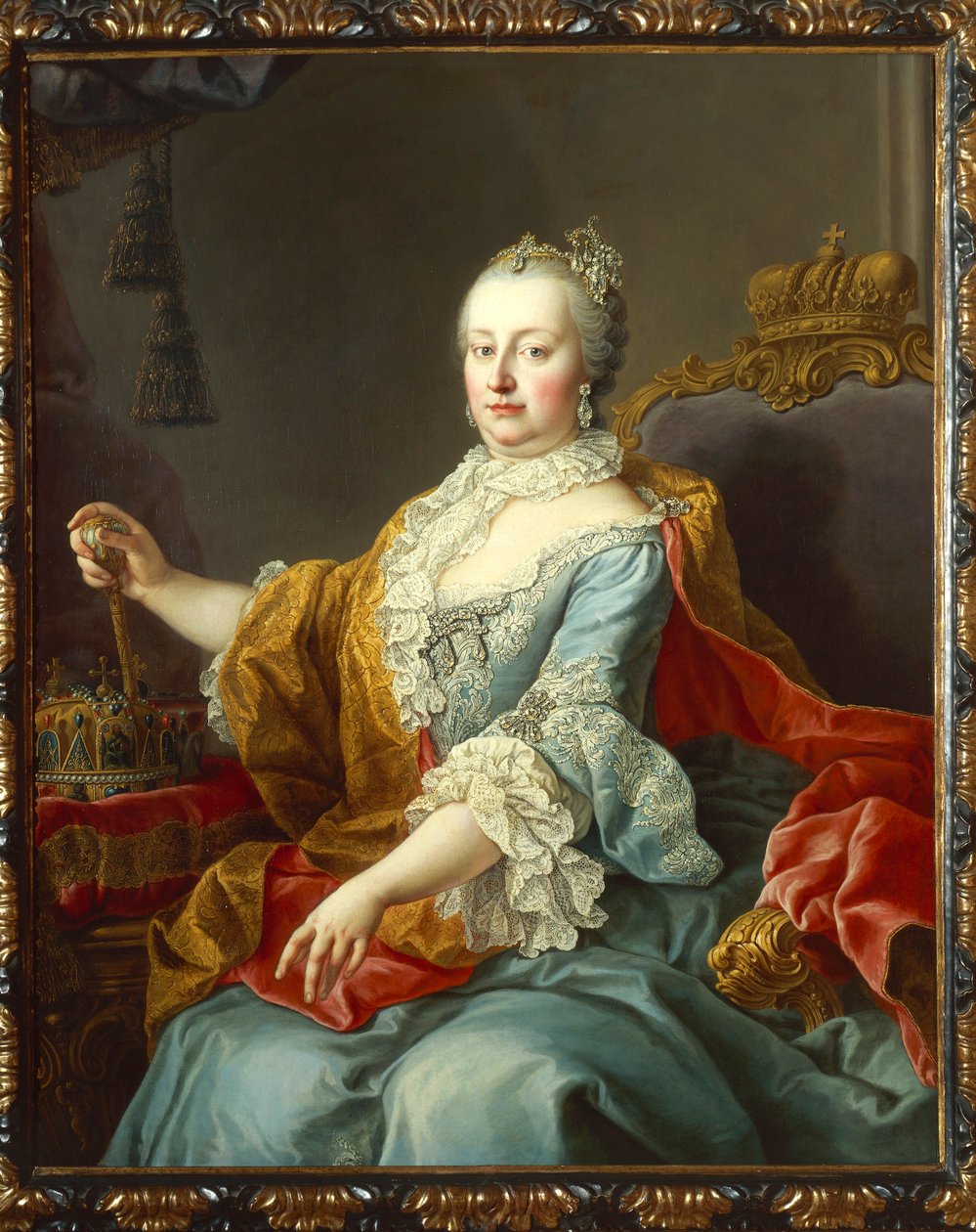 Habsburg Mária Terézia, Ausztria főhercegnő portréja alkotó: Martin Meytens the Younger