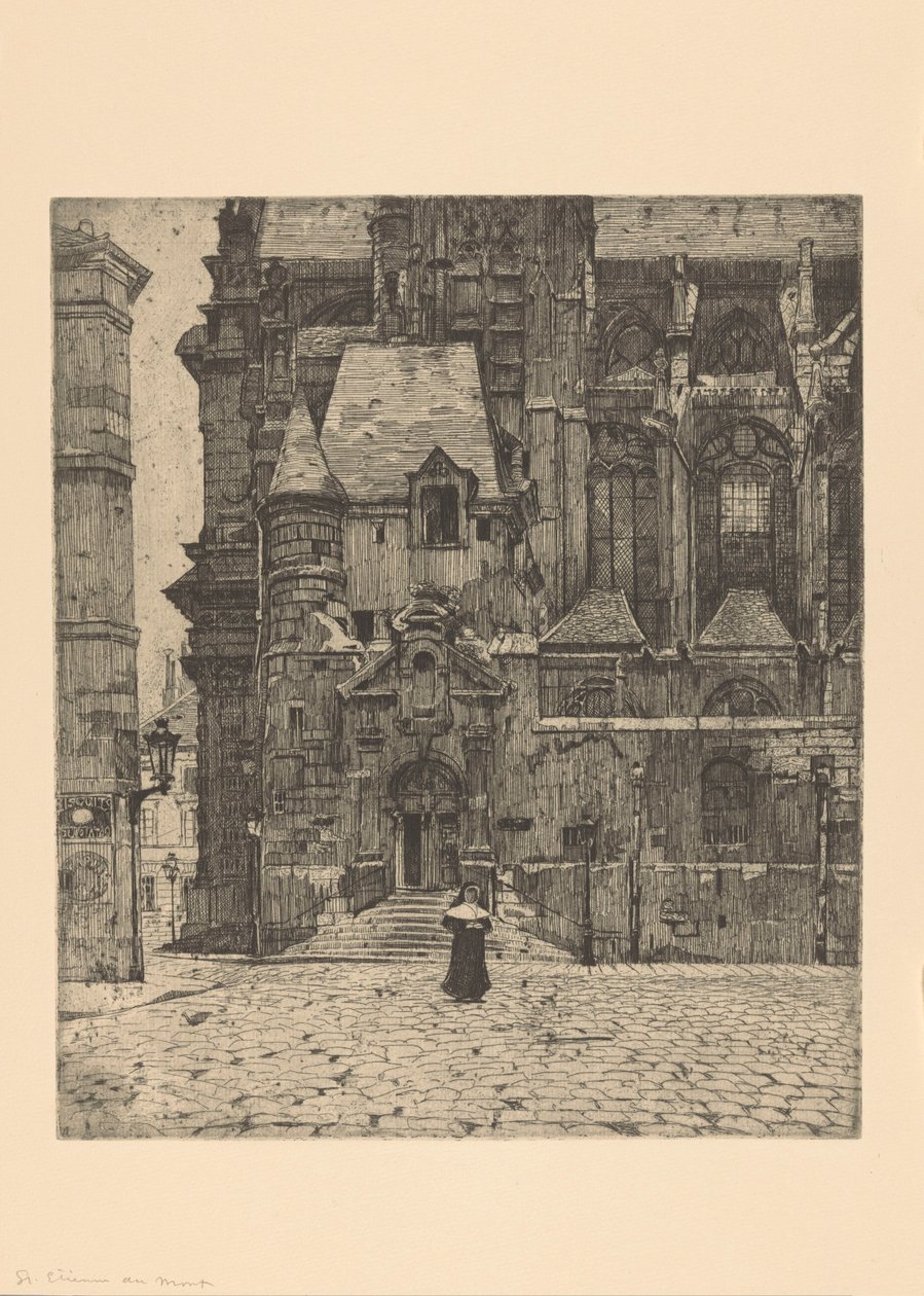 Saint-Étienne-du-Mont Párizsban alkotó: Martin Monnickendam