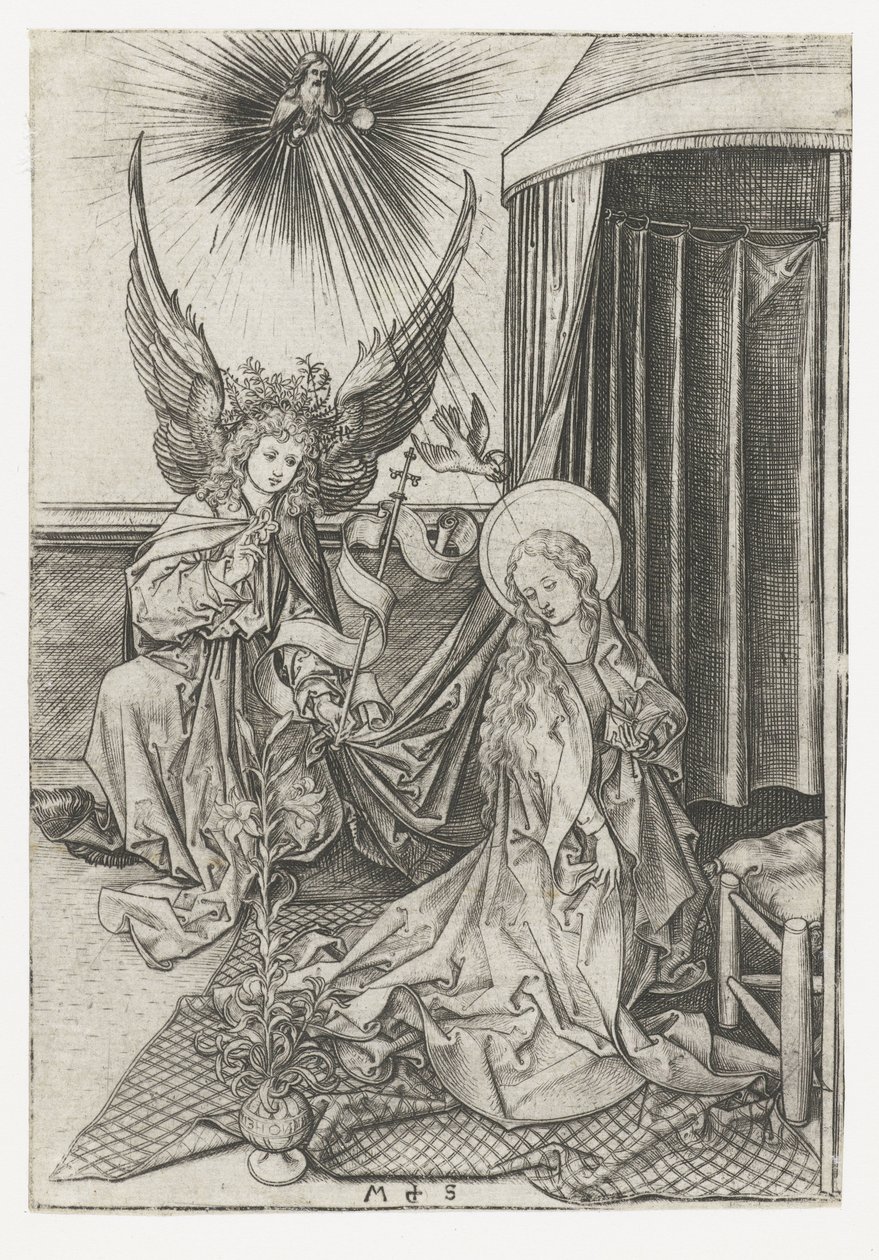 Angyali Üdvözlet alkotó: Martin Schongauer