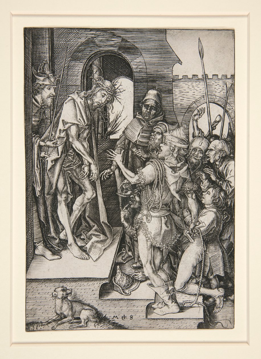 Krisztus bemutatva a népnek (Ecce Homo) alkotó: Martin Schongauer