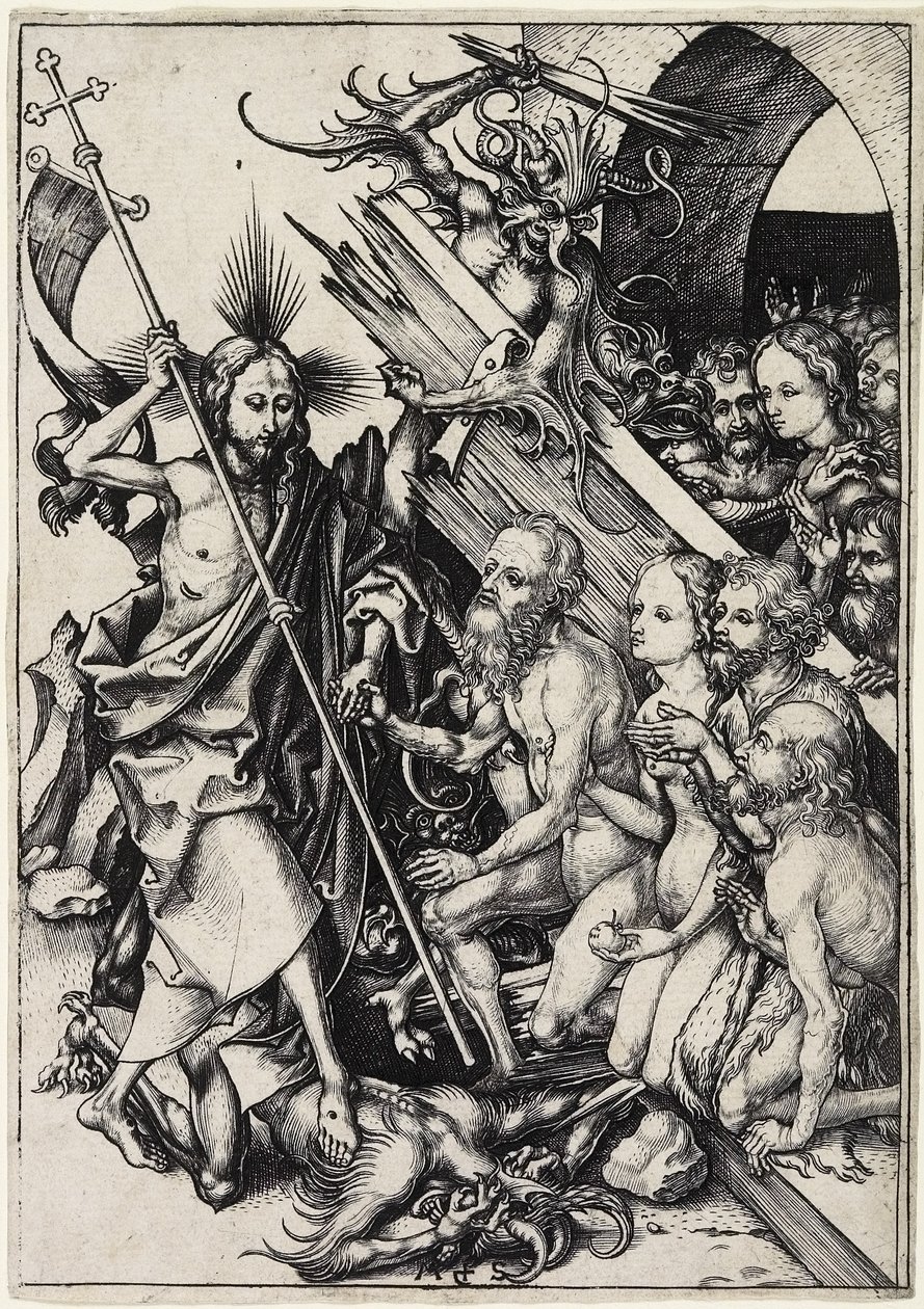 Krisztus Limbóban c. 1480 alkotó: Martin Schongauer