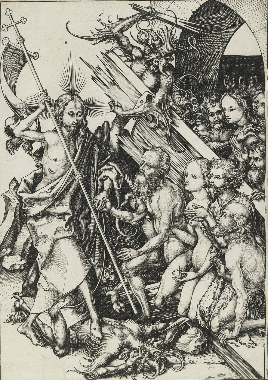 Krisztus Limbóban, 15. század vége alkotó: Martin Schongauer