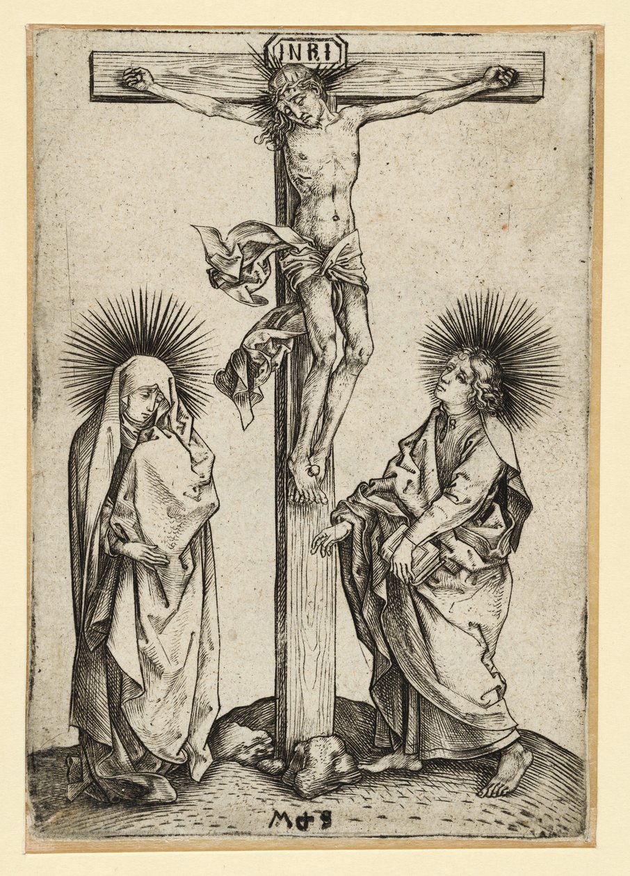 Krisztus a kereszten alkotó: Martin Schongauer