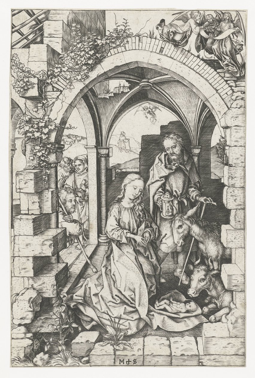 Krisztus születése alkotó: Martin Schongauer