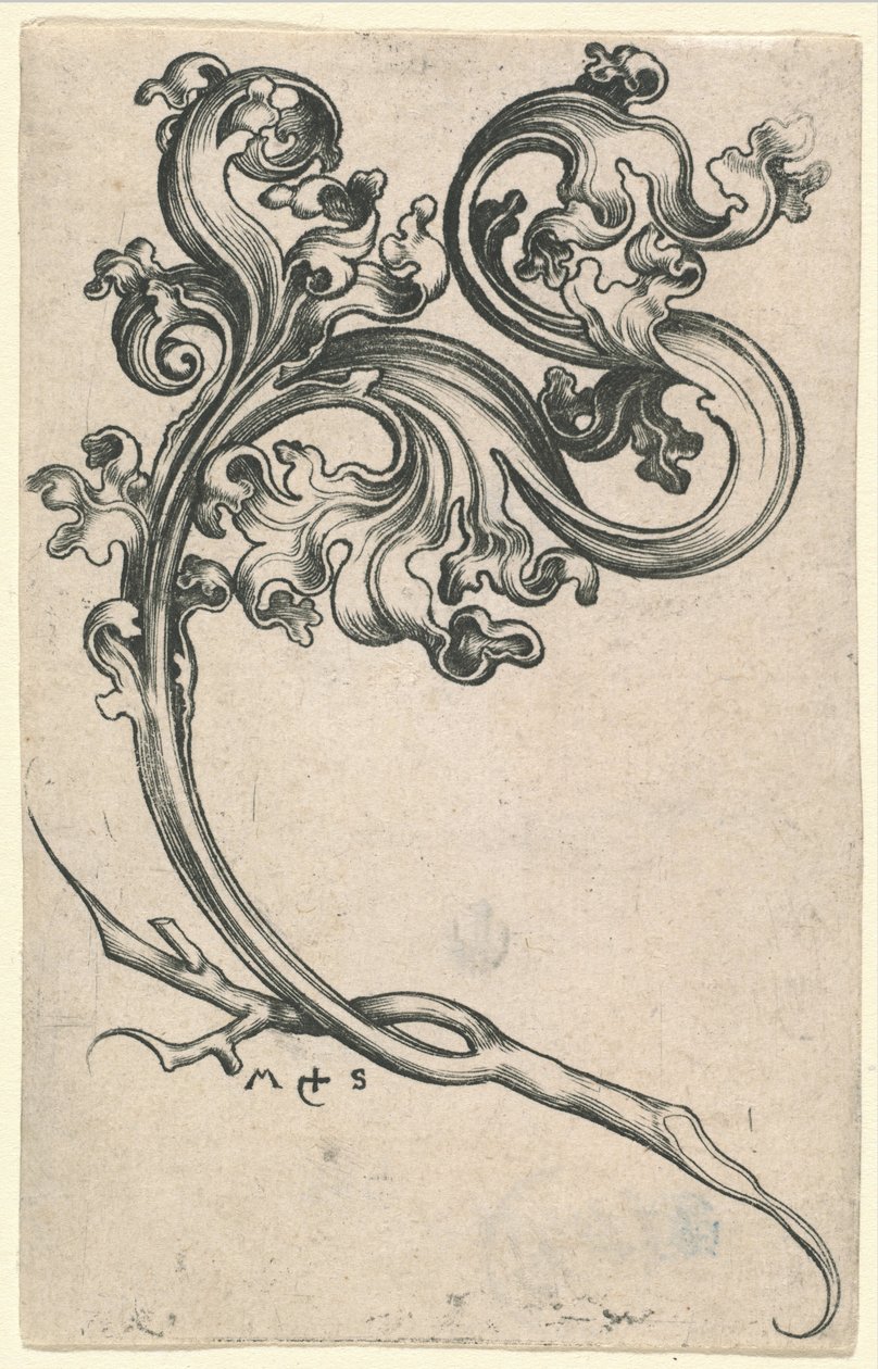 Levéldísz alkotó: Martin Schongauer