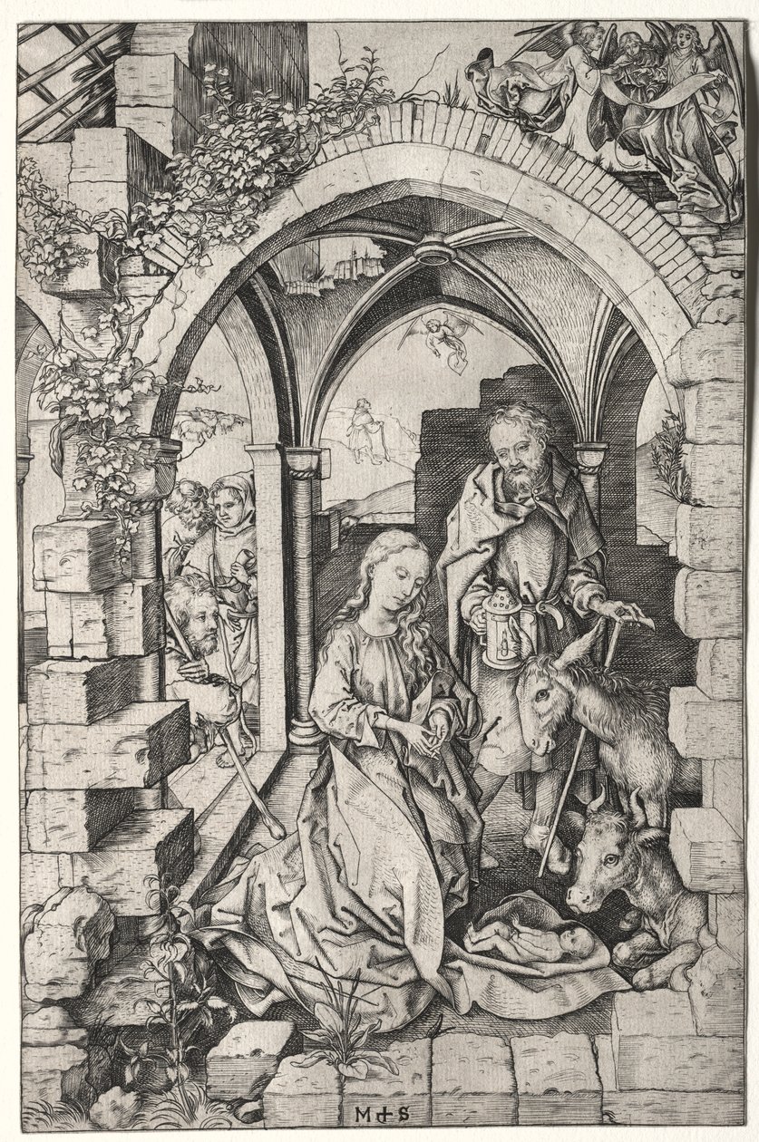 A Szűz élete: A születés alkotó: Martin Schongauer