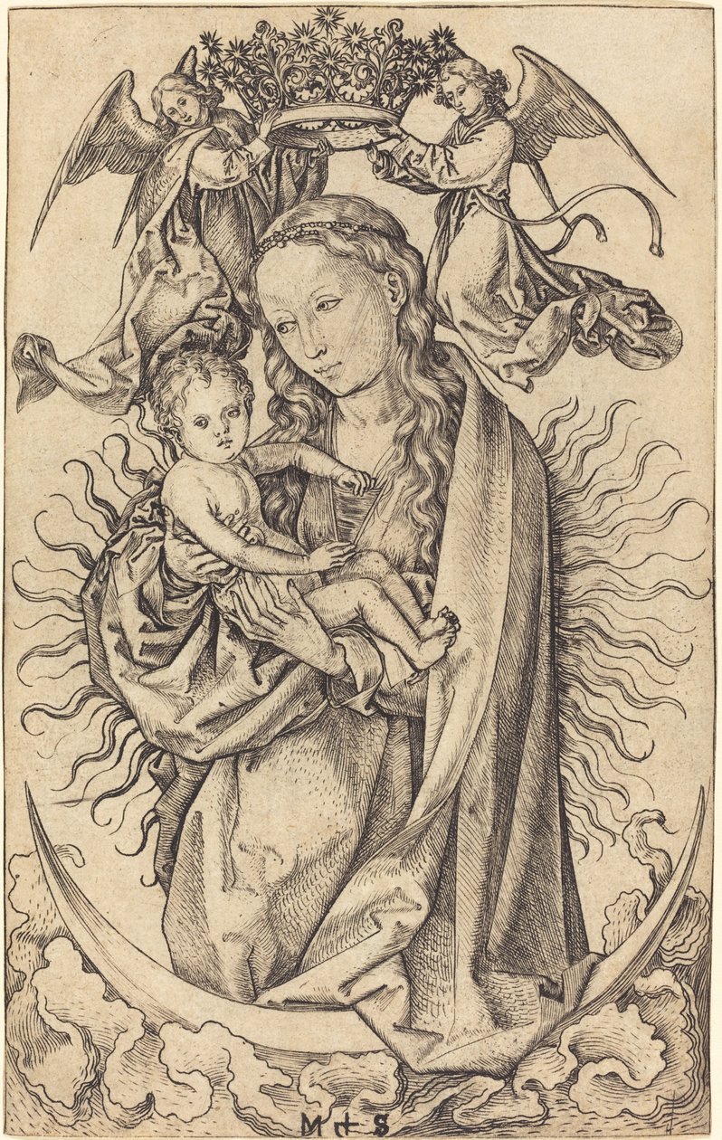 Madonna a félholdon alkotó: Martin Schongauer