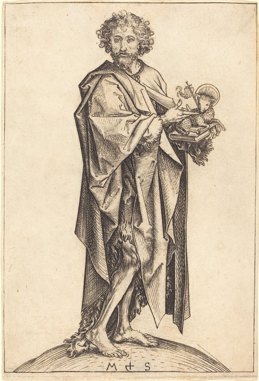 Keresztelő Szent János alkotó: Martin Schongauer