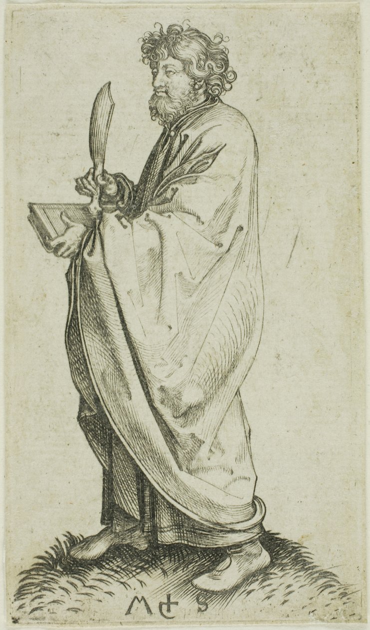 Szent Bertalan, az Apostolok közül alkotó: Martin Schongauer