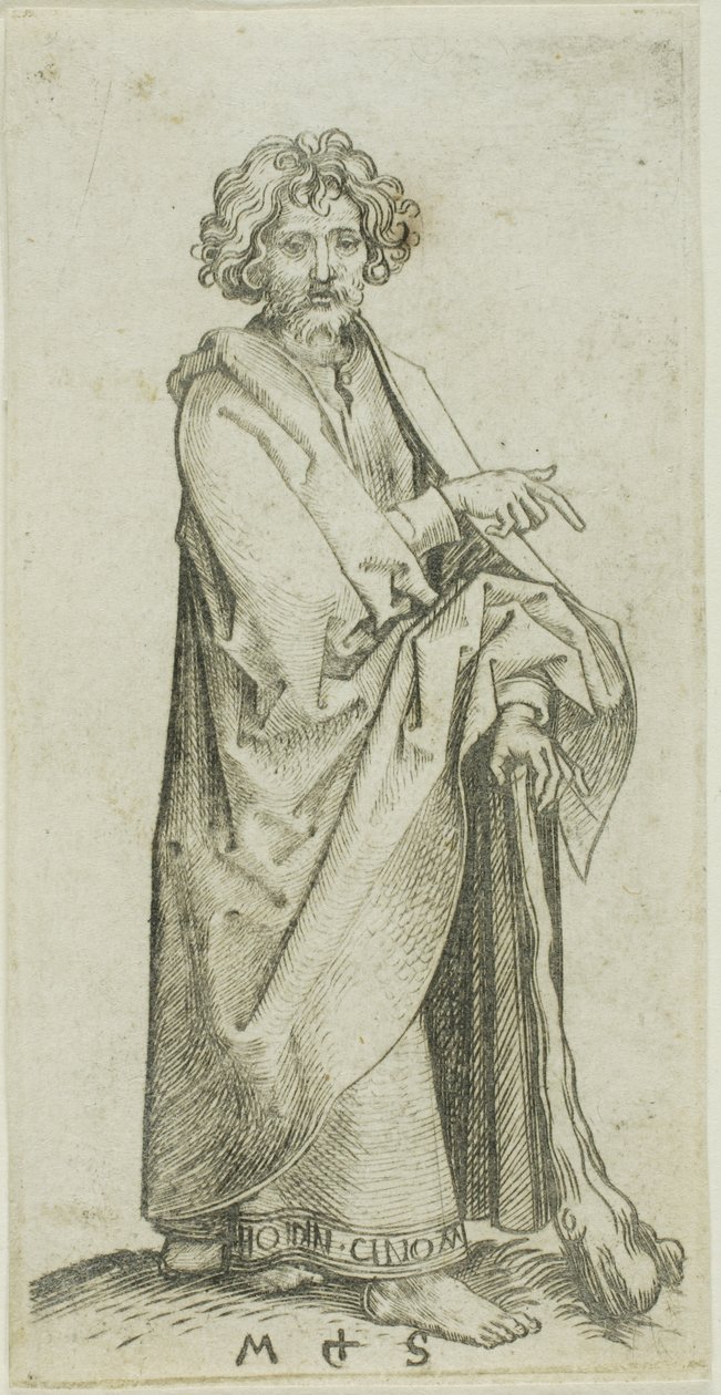 Kisebb Szent Jakab, az Apostoloktól alkotó: Martin Schongauer
