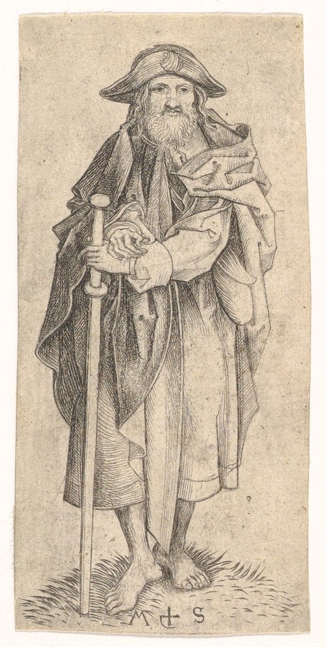 Nagy Szent Jakab, kb. 1435-1491. alkotó: Martin Schongauer