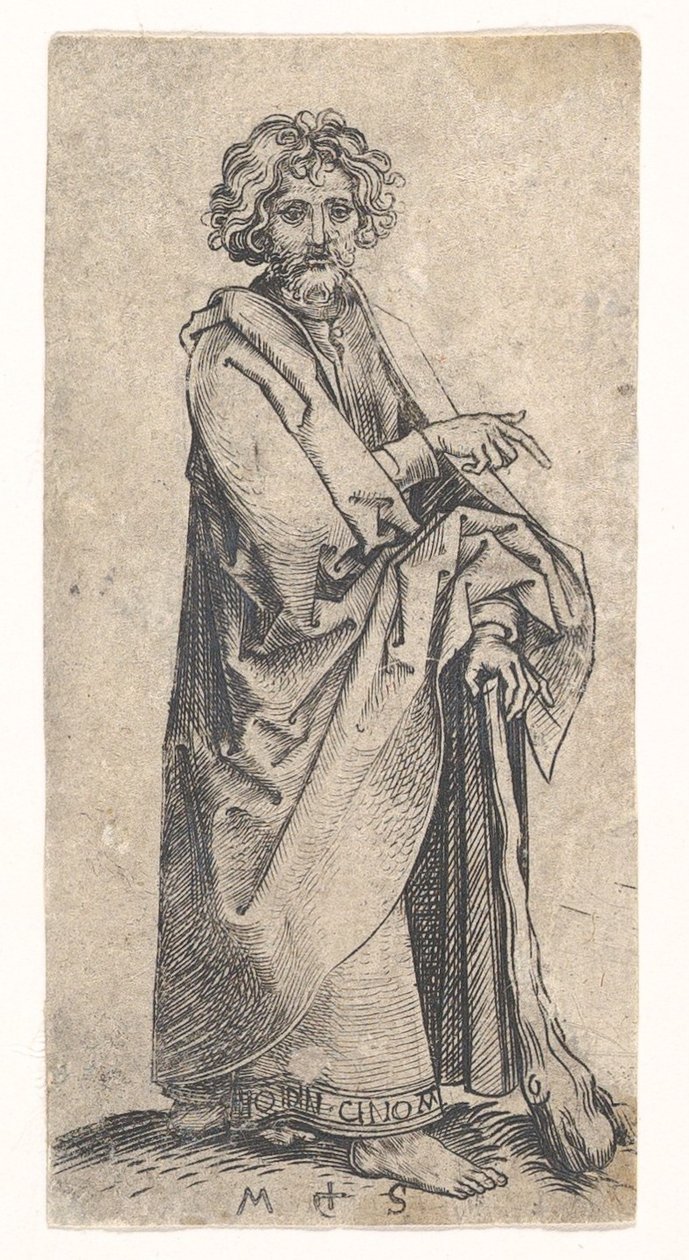 Kisebb Szent Jakab, kb. 1435-1491. alkotó: Martin Schongauer