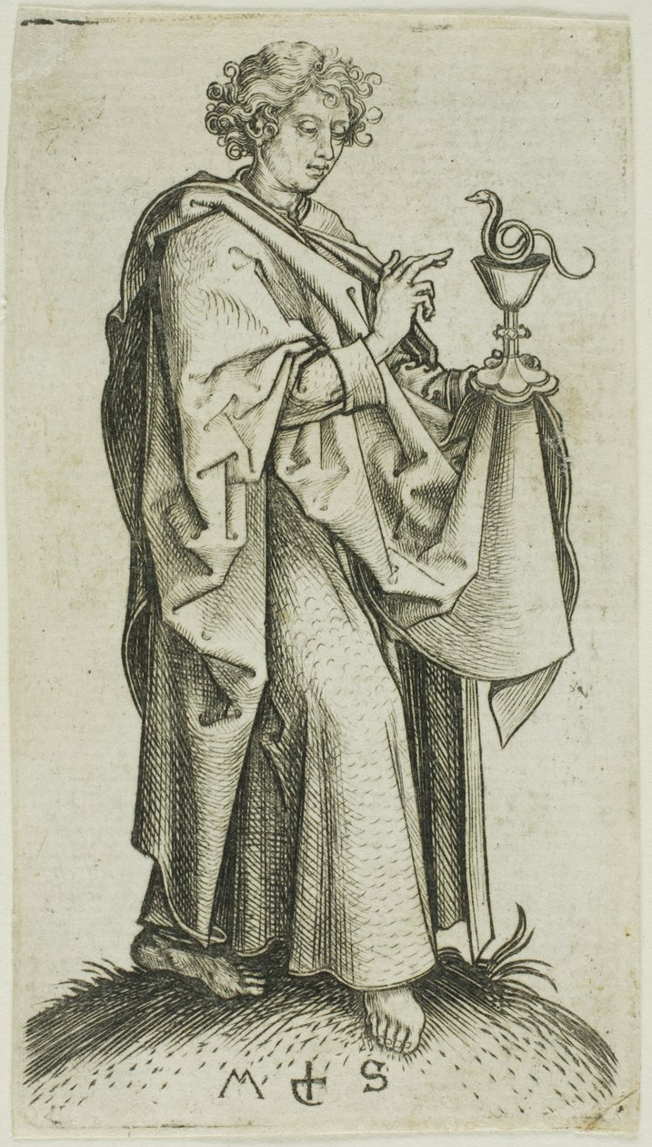 Szent János, az Apostoloktól alkotó: Martin Schongauer