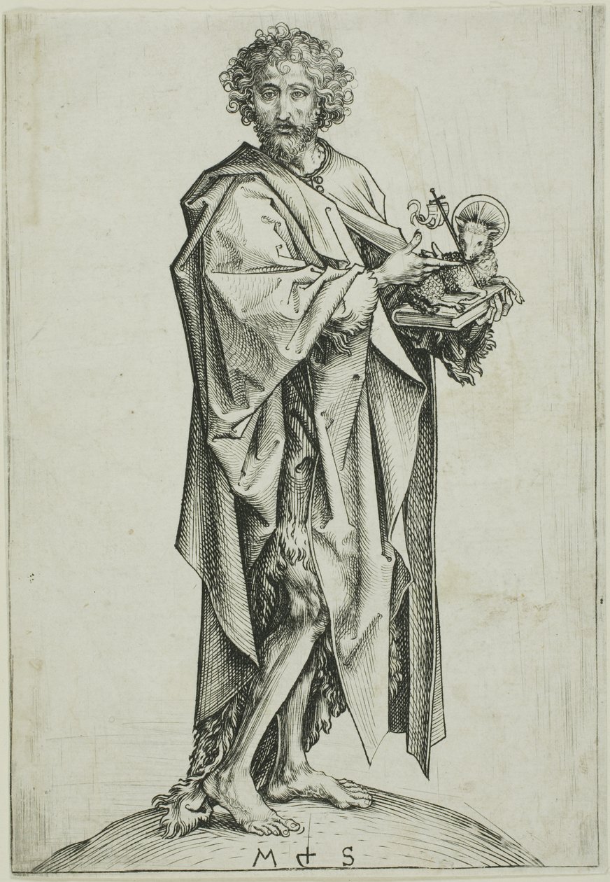 Keresztelő Szent János alkotó: Martin Schongauer