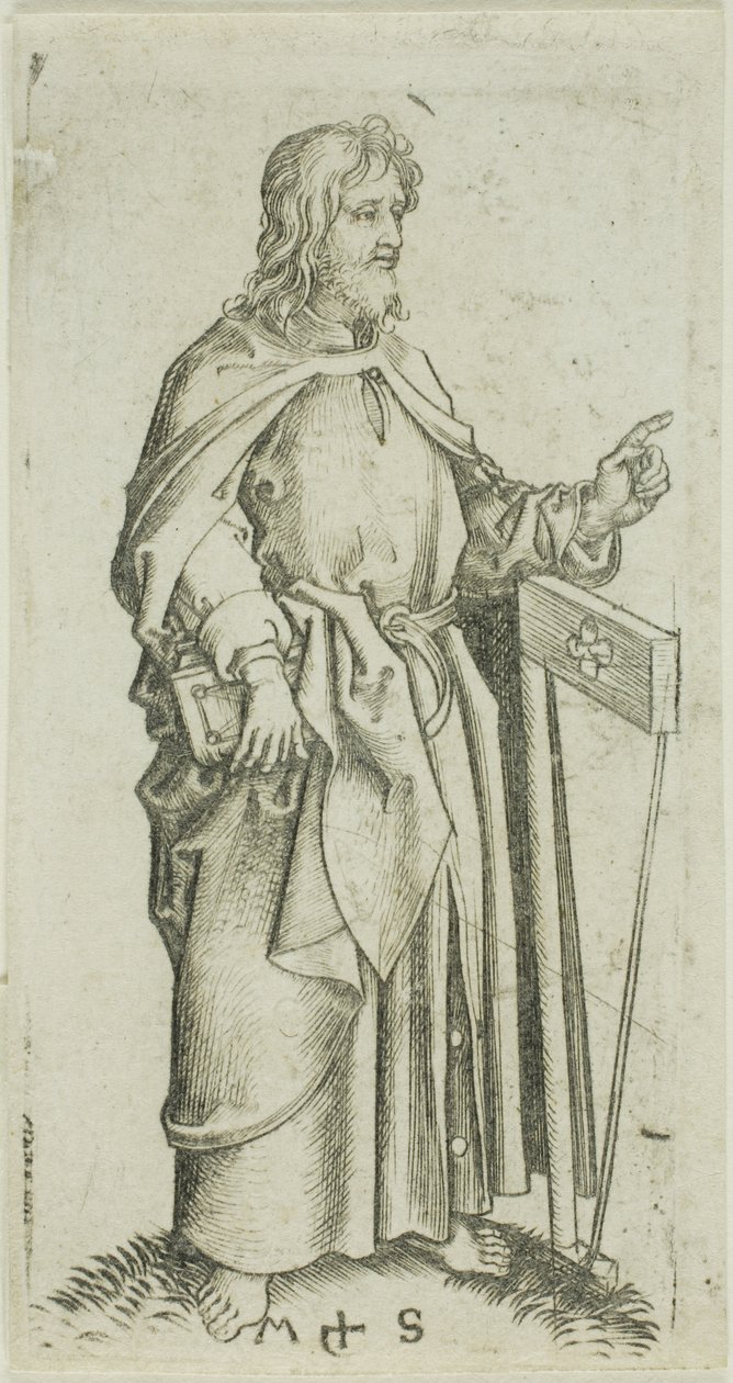 Szent Júdás, az Apostoloktól alkotó: Martin Schongauer