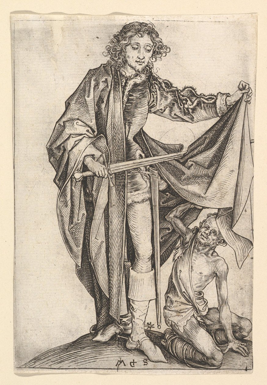 St. Martin, kb. 1435-1491. alkotó: Martin Schongauer