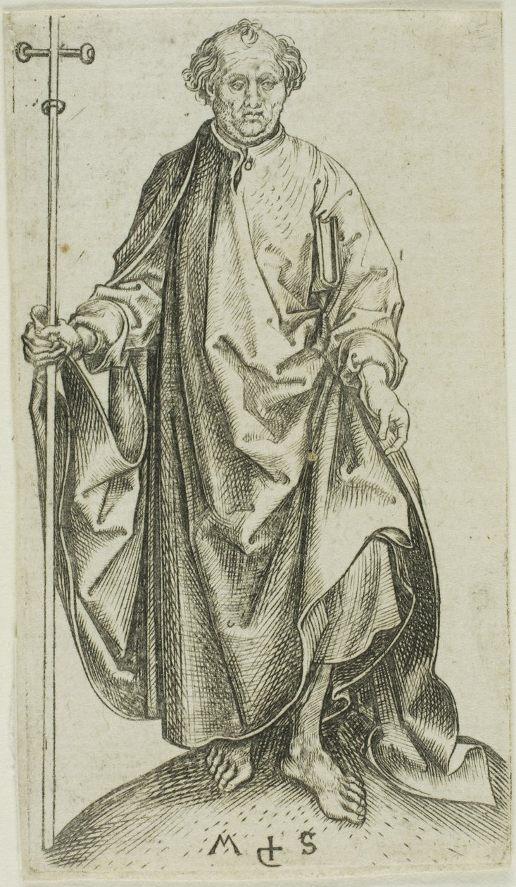 Szent Fülöp, az Apostoloktól alkotó: Martin Schongauer