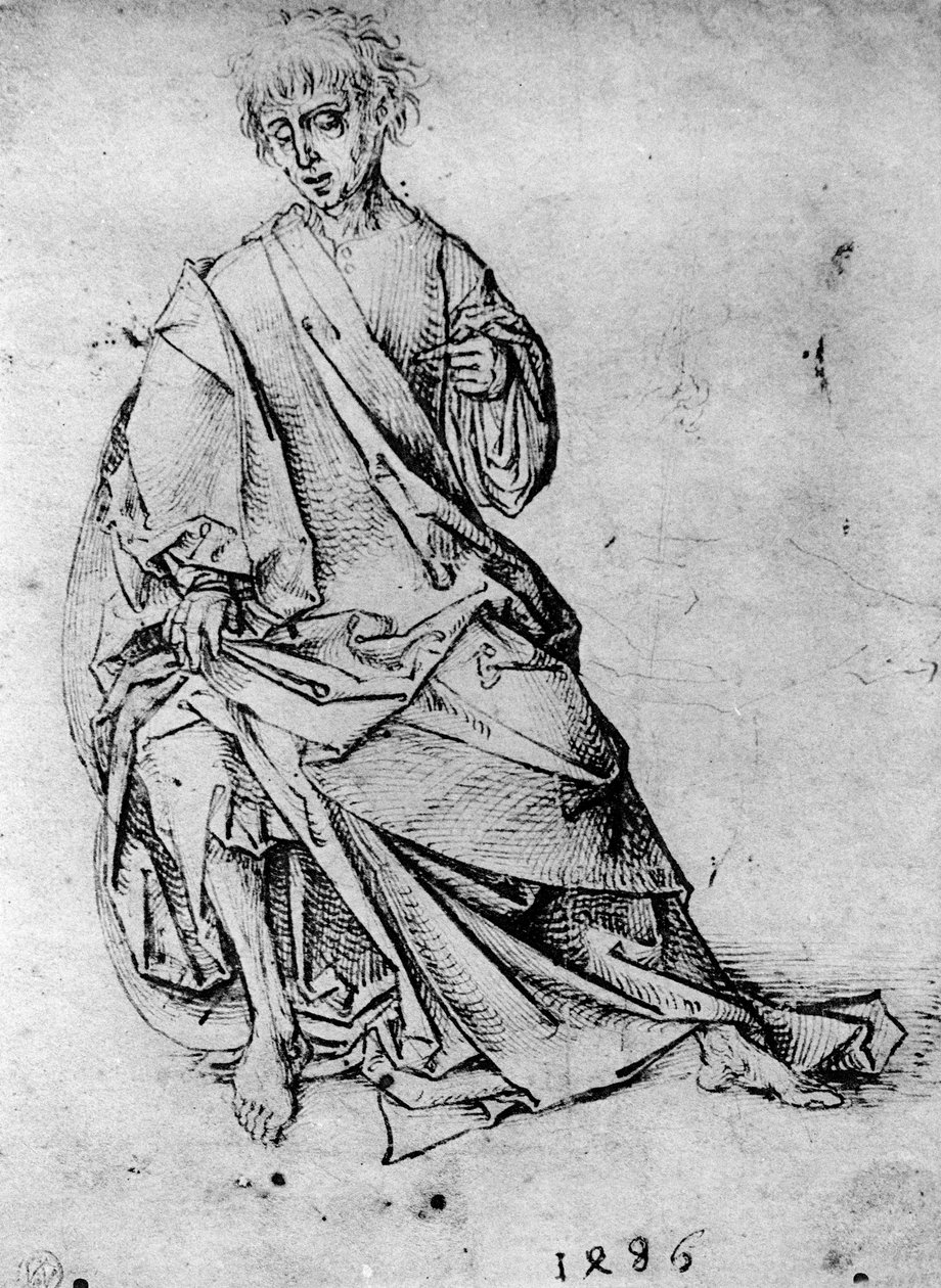 Tanulmány egy emberről, 1913. alkotó: Martin Schongauer