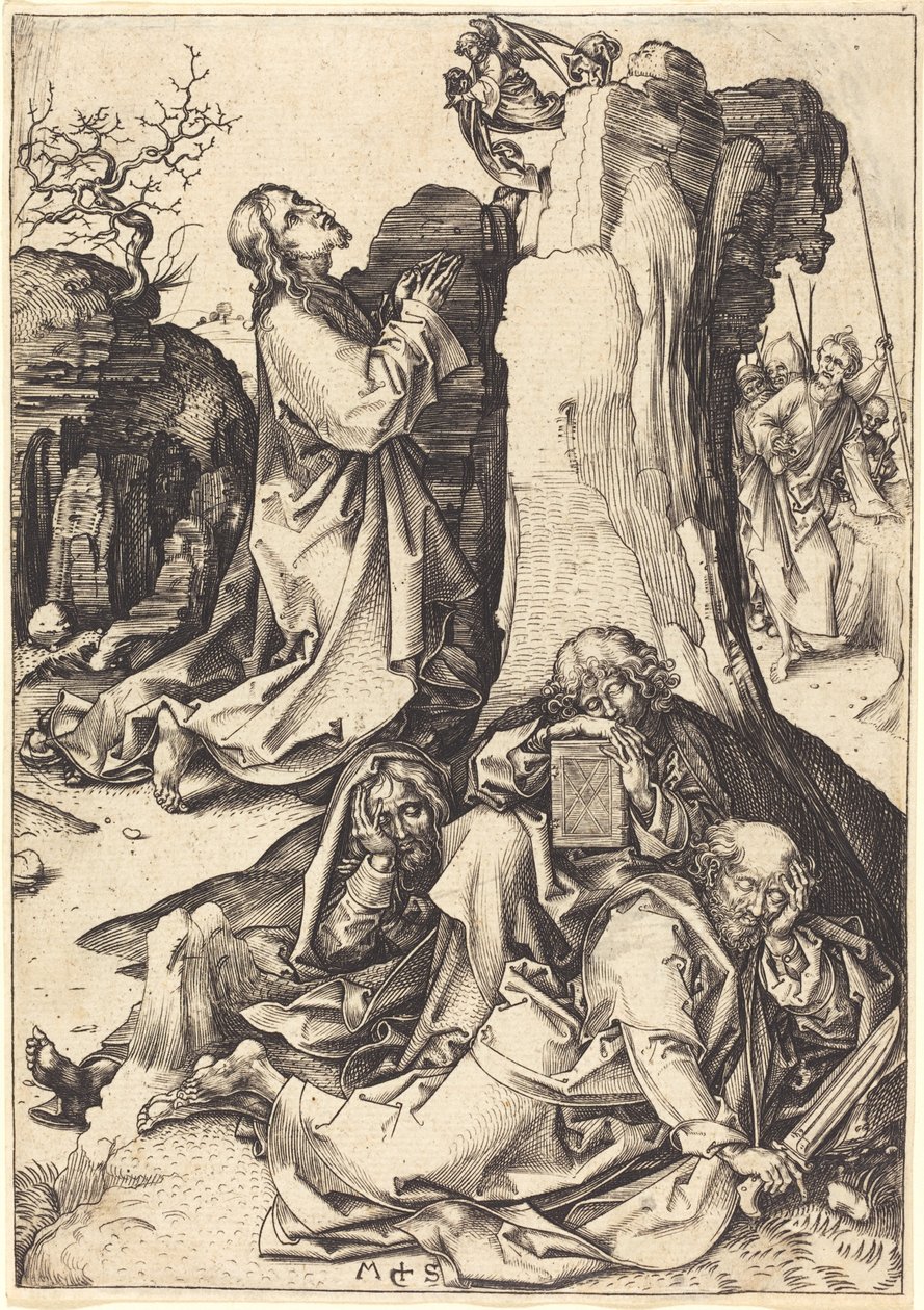 Az agónia a kertben alkotó: Martin Schongauer