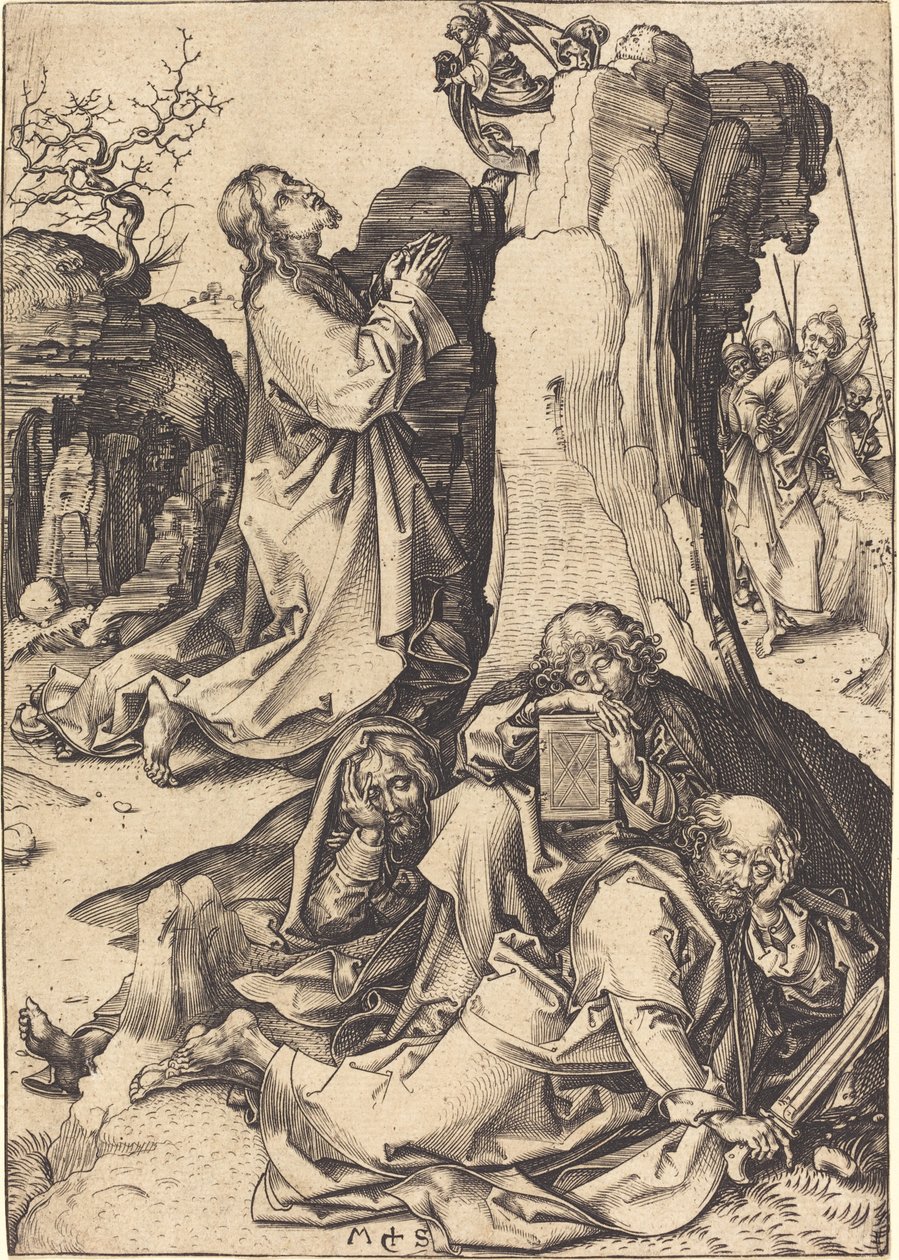 Az agónia a kertben alkotó: Martin Schongauer