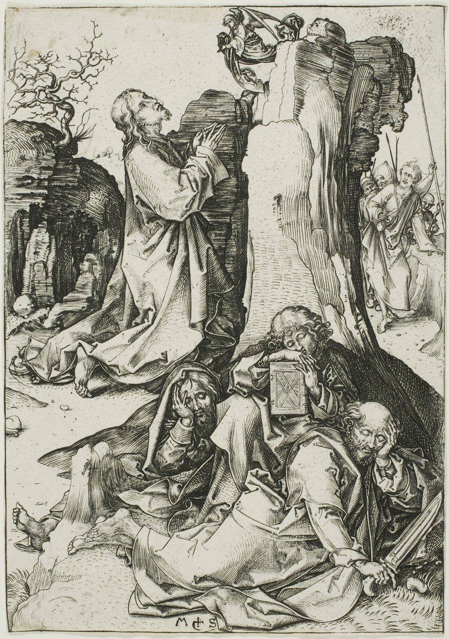 Az agónia a kertben, A szenvedélyből alkotó: Martin Schongauer