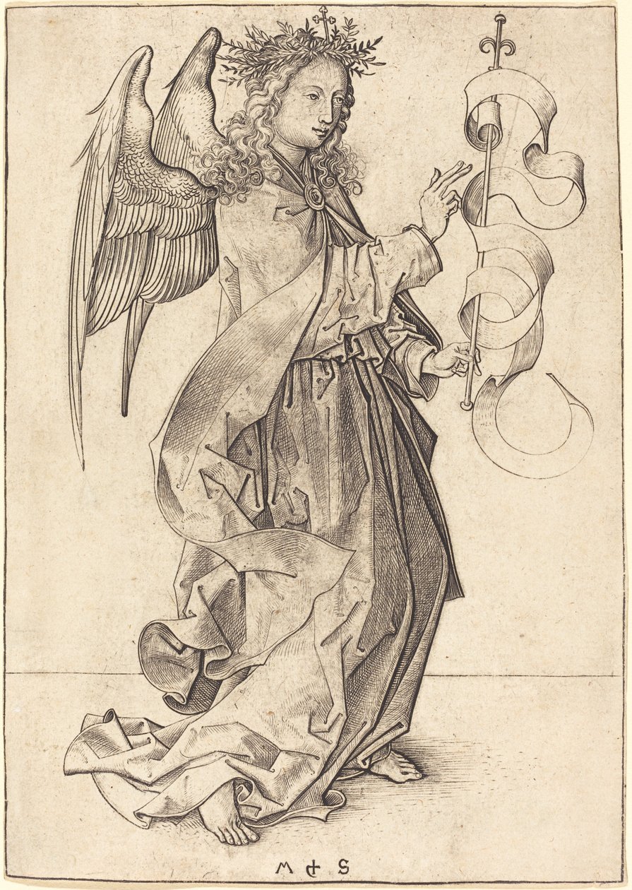 Gábriel arkangyal alkotó: Martin Schongauer