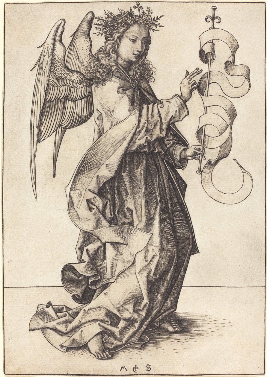 Gábriel arkangyal alkotó: Martin Schongauer