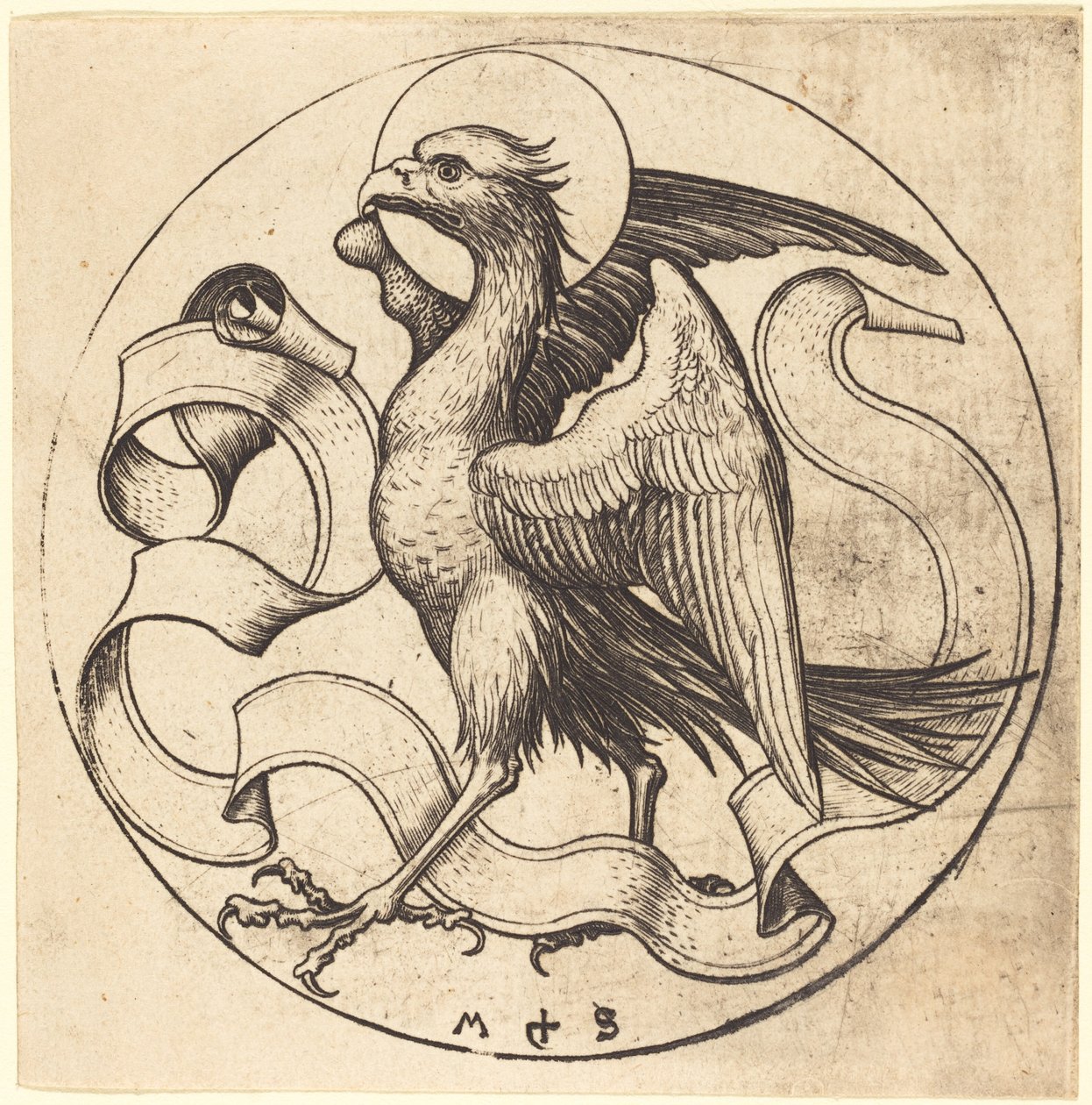 Szent János sasa alkotó: Martin Schongauer