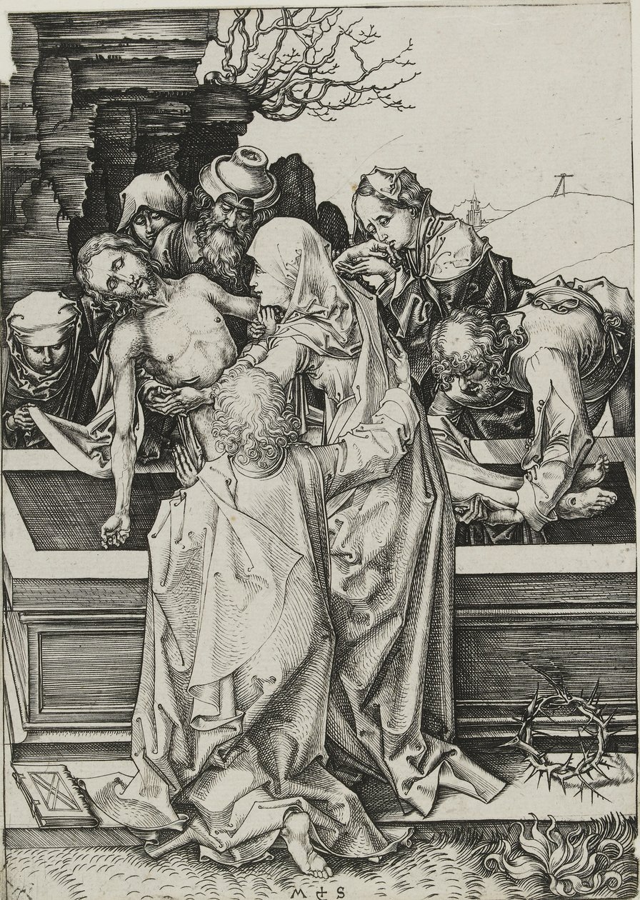 A síremlék, 15. század vége alkotó: Martin Schongauer
