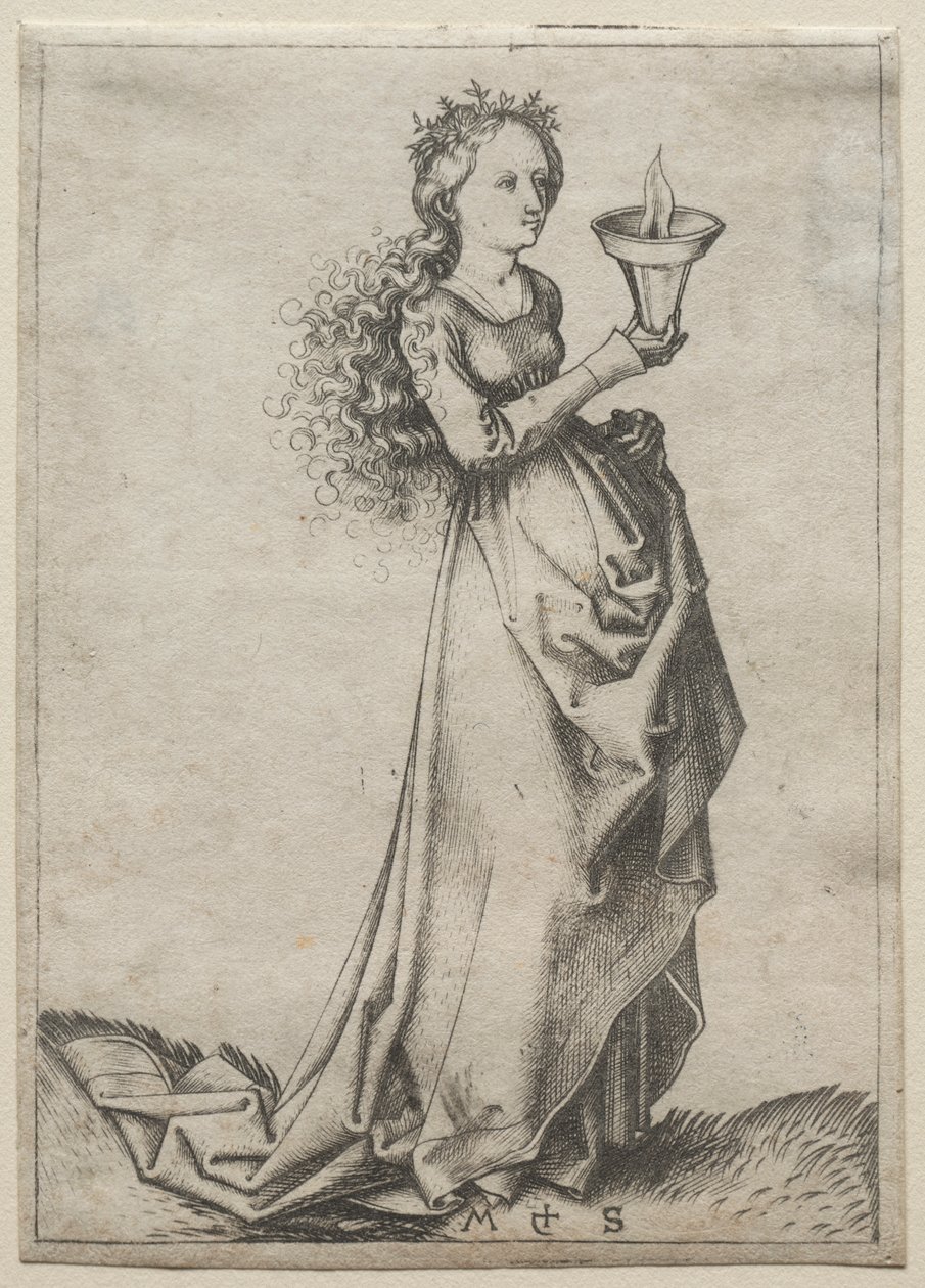Az Első Bölcs Szűz alkotó: Martin Schongauer