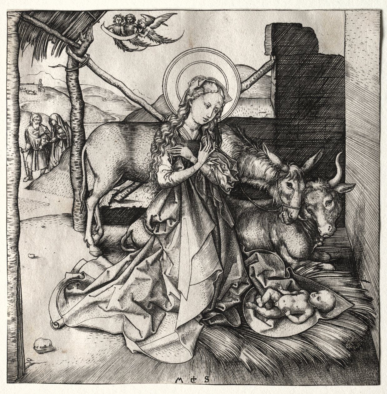 Krisztus élete: a születés alkotó: Martin Schongauer