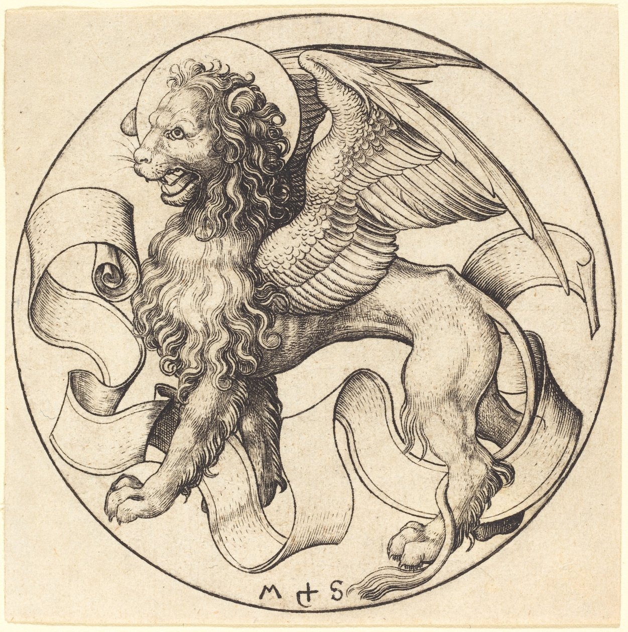 Szent Márk oroszlánja alkotó: Martin Schongauer