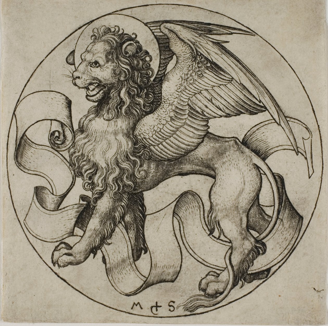 Szent Márk oroszlánja alkotó: Martin Schongauer