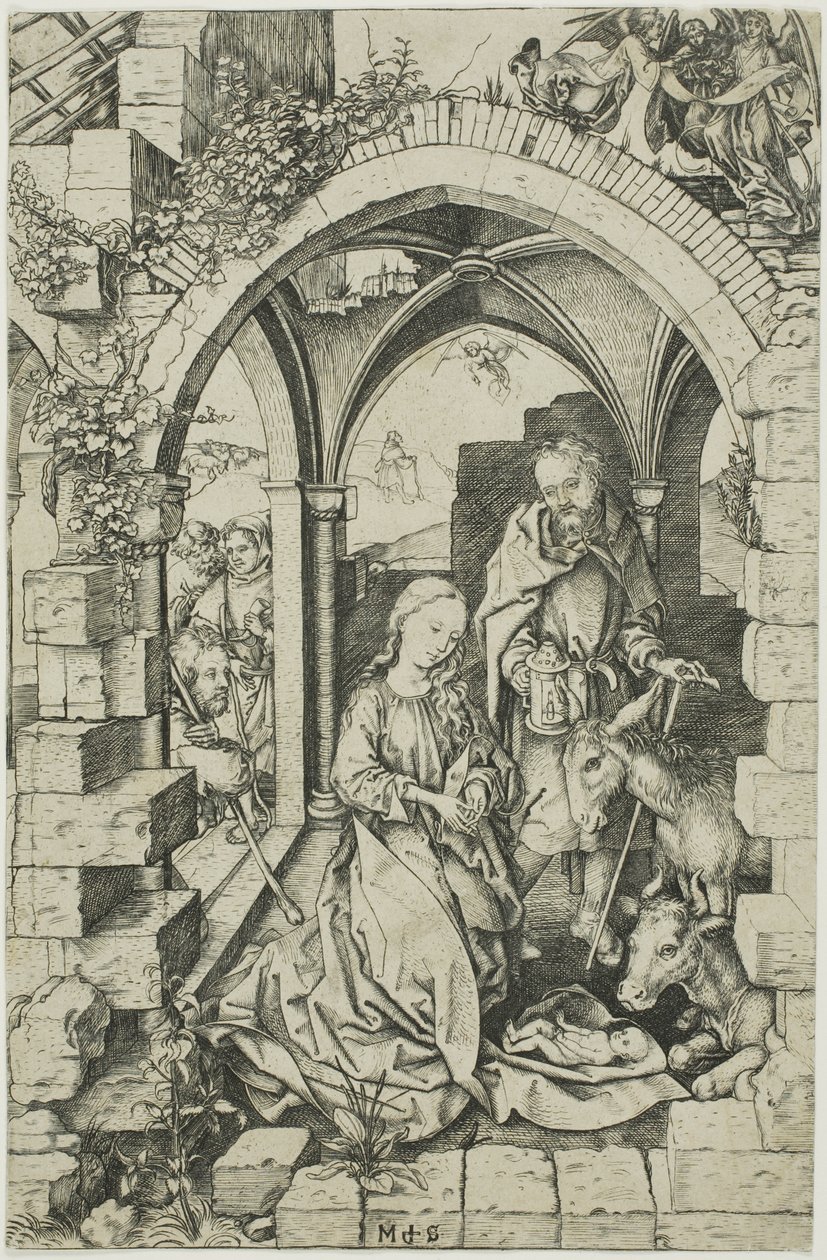 A Születés, a Szűz életéből alkotó: Martin Schongauer