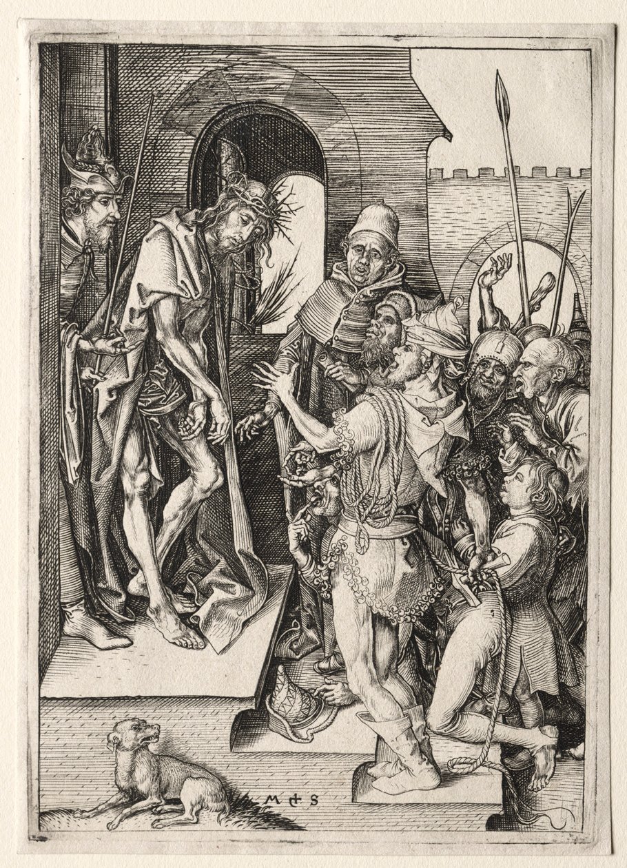 A szenvedély: Ecce Homo alkotó: Martin Schongauer