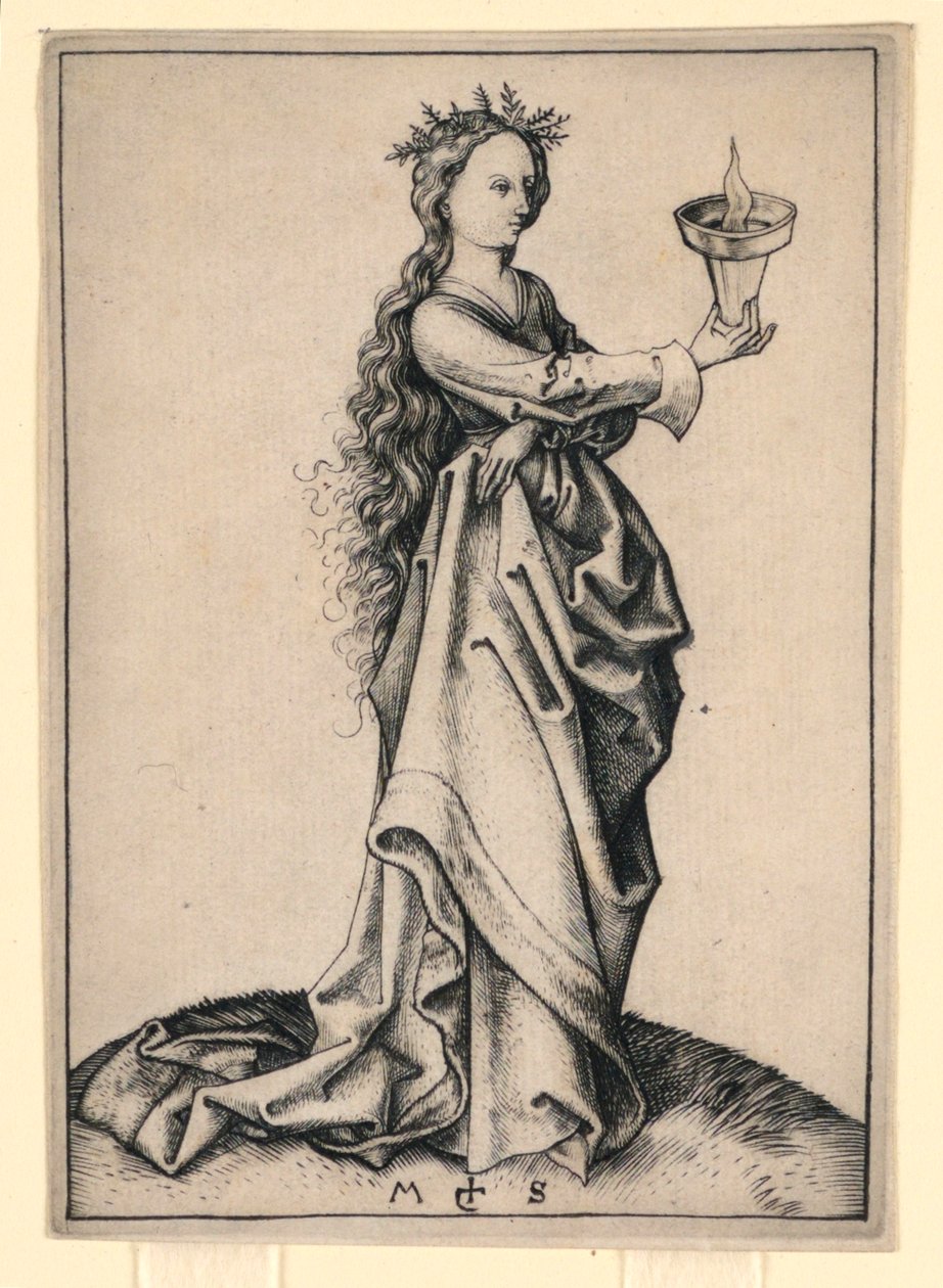 A Harmadik Bölcs Szűz alkotó: Martin Schongauer