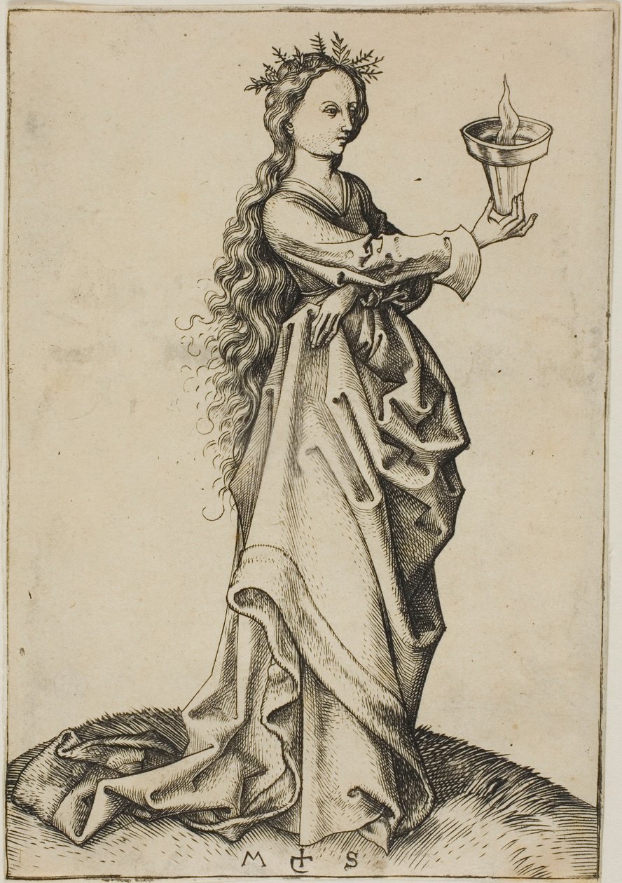 A harmadik bölcs szűz alkotó: Martin Schongauer