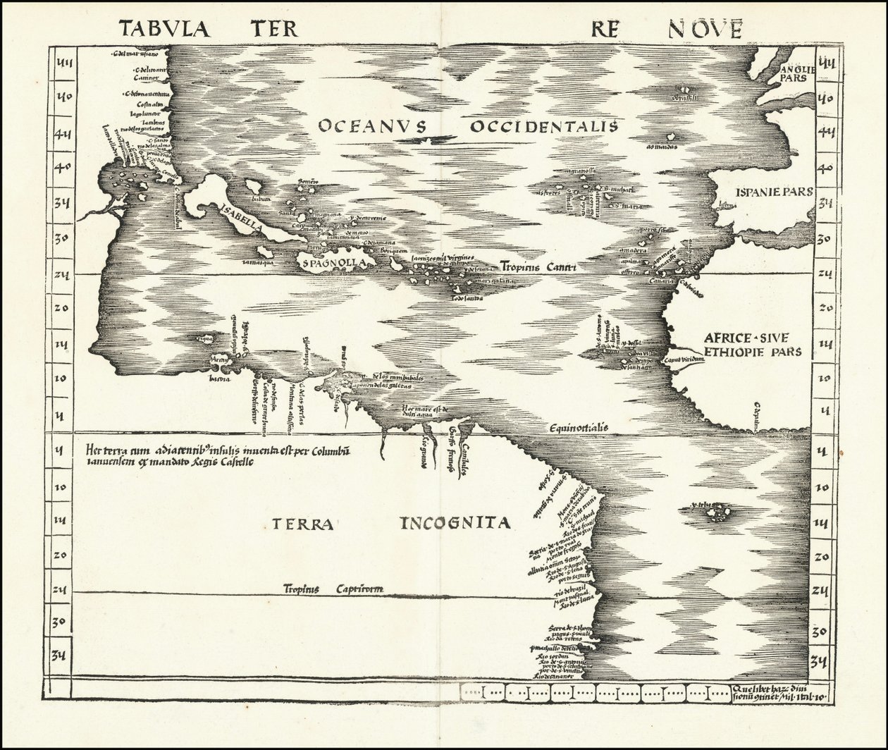 1513 Tabula Terre kilenc alkotó: Martin Waldseemuller