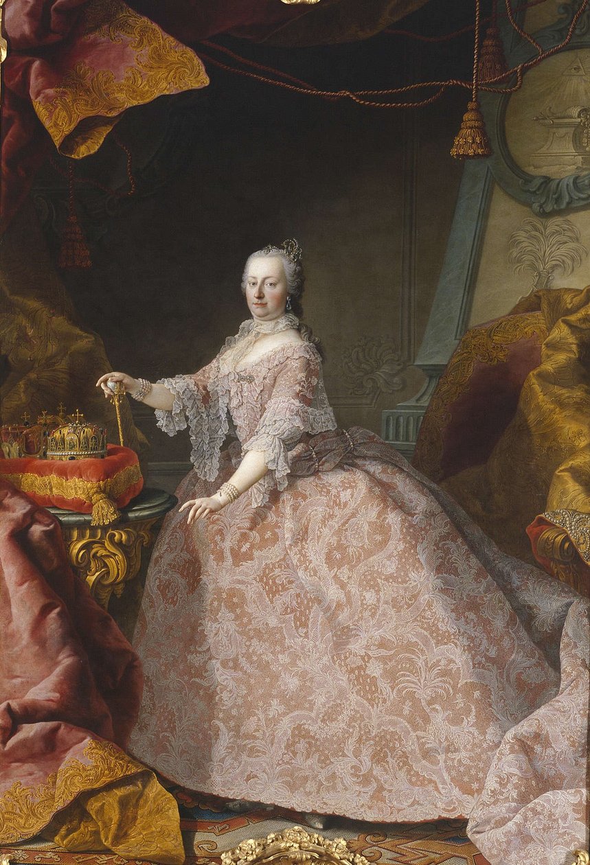 Német: Kaiserin Maria Theresia Maria Theresia osztrák császárnő 35 éves korában alkotó: Martin van Meytens