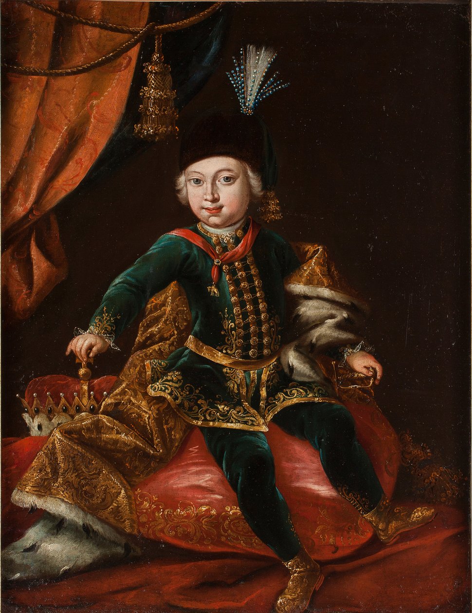 József császár portréja 1741-1790 gyermekként alkotó: Martin van Meytens the Younger