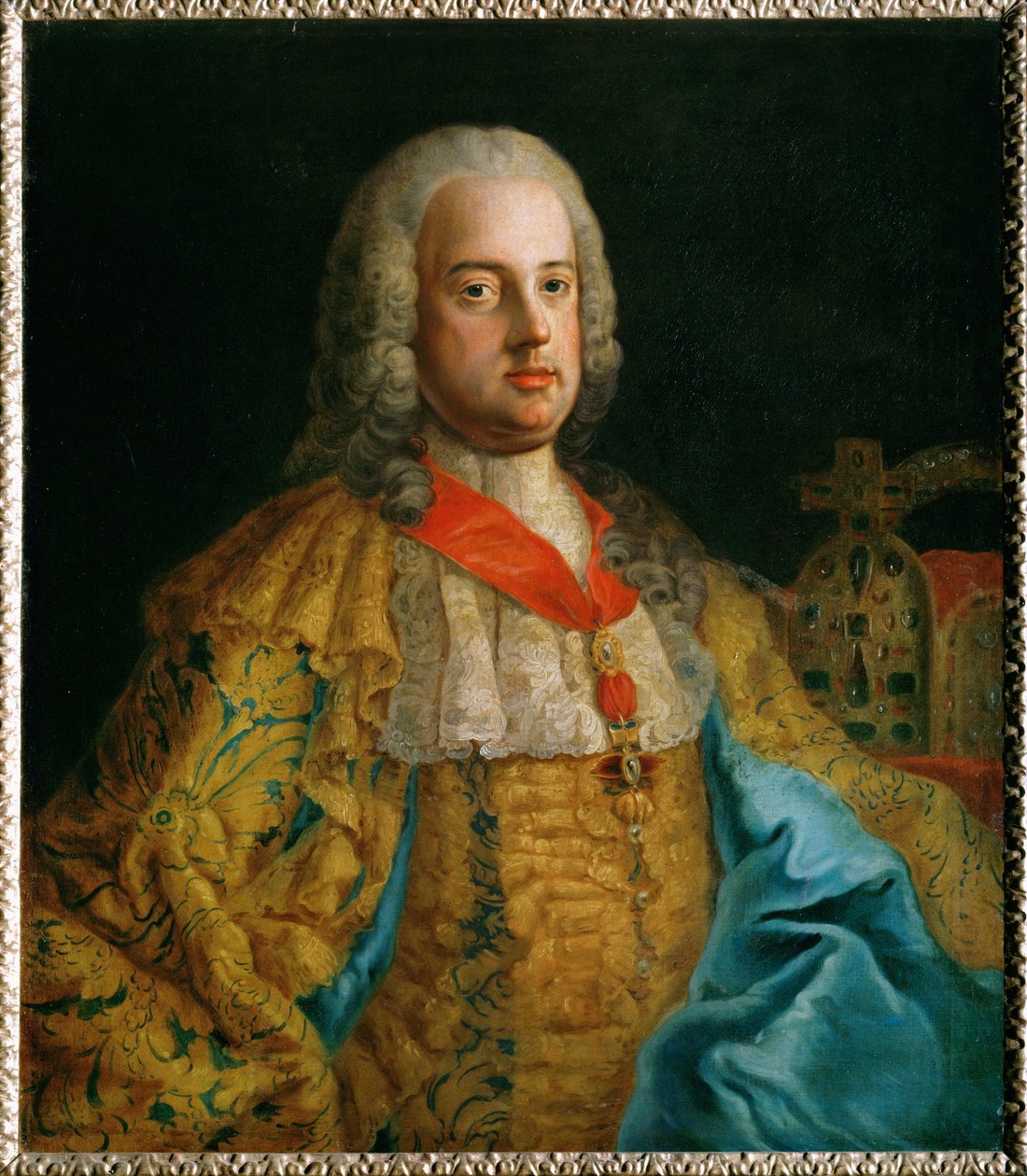 I. István Ferenc császár, Mária Terézia császárné férje, Lotaringia hercege, Toszkána nagyhercege ... (olaj, vászon) alkotó: Martin van Mytens or Meytens