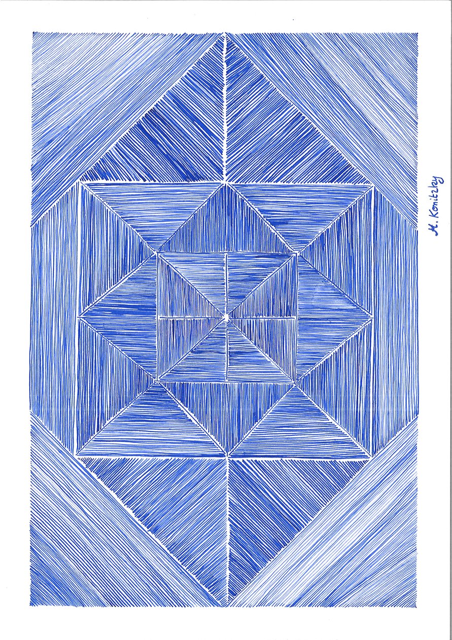 Kék tinta alkotó: Martina Konitzky