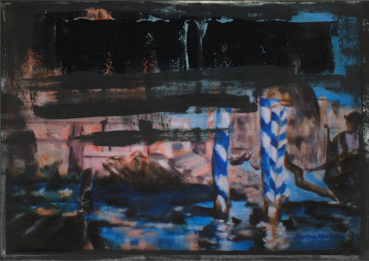Grand Canal Abstract Black 1 alkotó: Martina Konitzky
