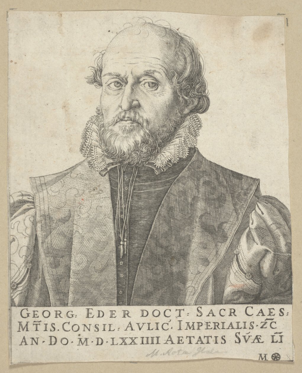 Georg Eder portréja alkotó: Martino Rota
