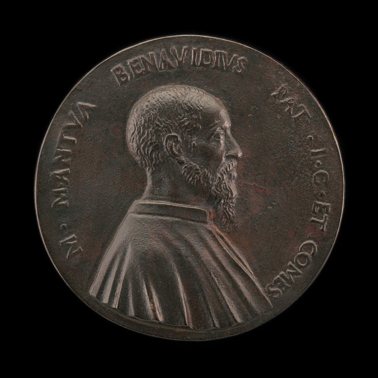 Marco Mantova Benavides, 1489-1582, ügyvéd és gyűjtő [előlap]. alkotó: Martino da Bergamo