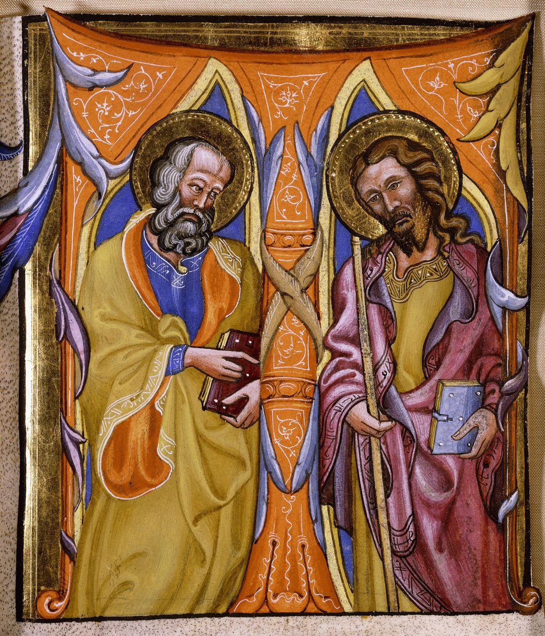 Szent Fülöp és Jakab, 1400 körül alkotó: Martino de Bartolomeo