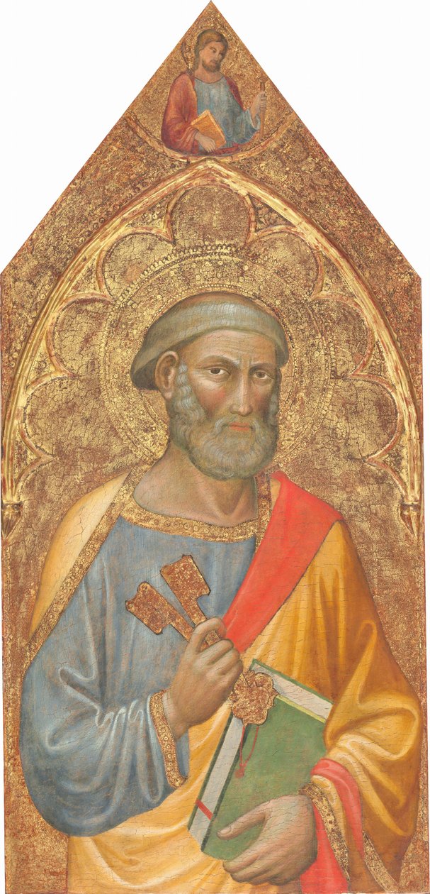 Szent Péter, Major Szent Jakabbal [bal oldali panel] alkotó: Martino di Bartolomeo